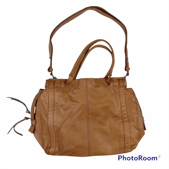Liebeskind Berlin Tan Leather Hobo Satchel Bag - Picture 9 of 16